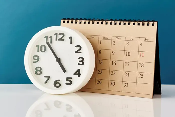 clock and calendar