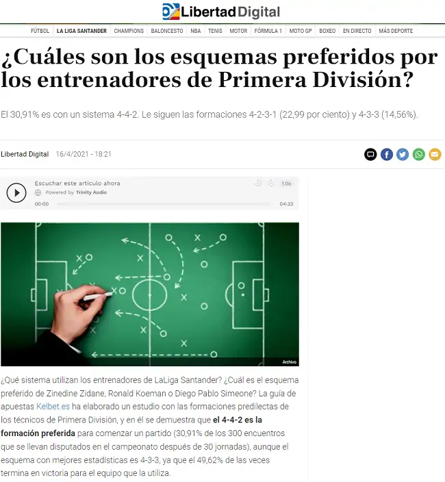 article with a link on libertad digital