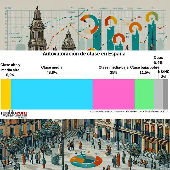 Autovaloración de clase social en España